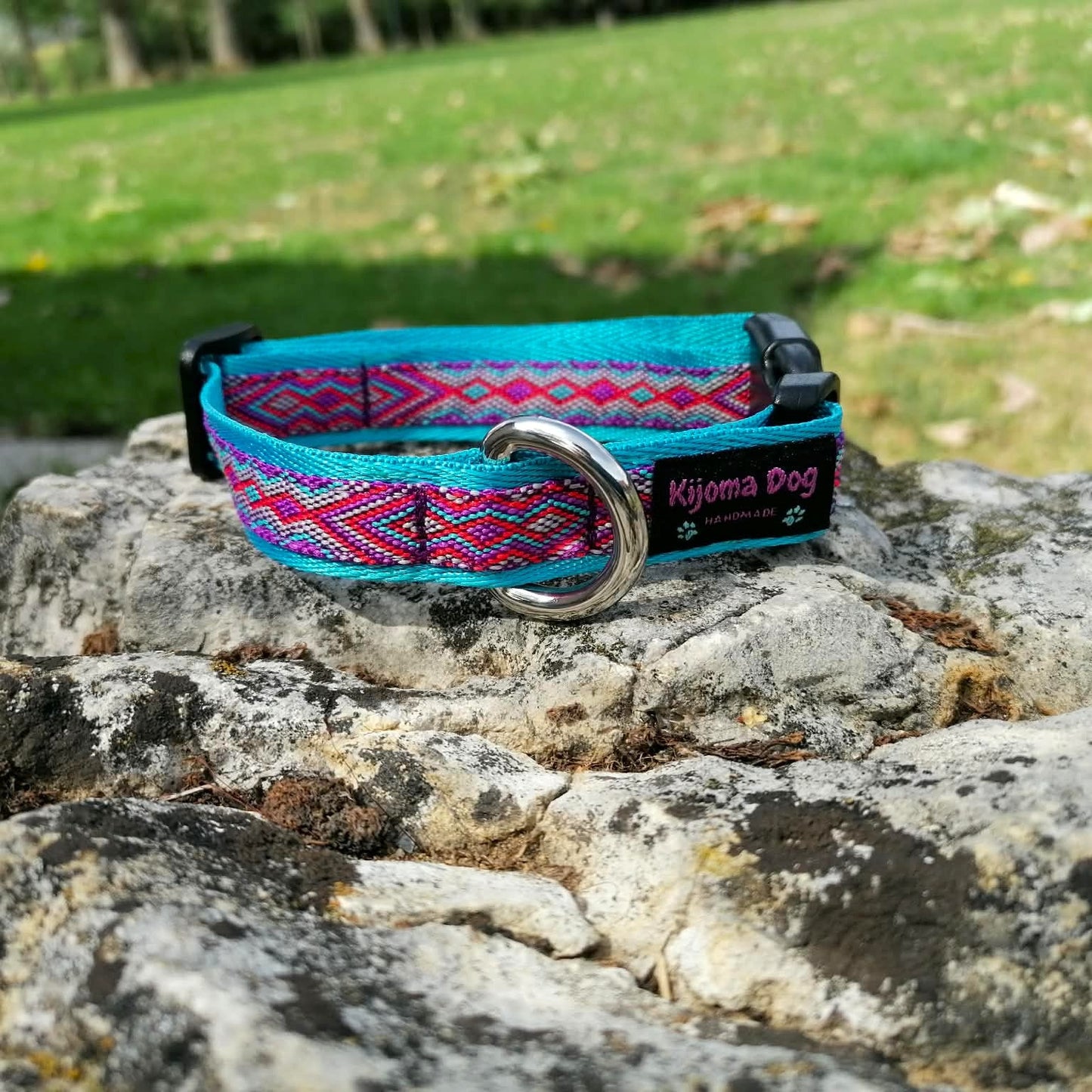 Hundehalsband 2cm "Rami blue"