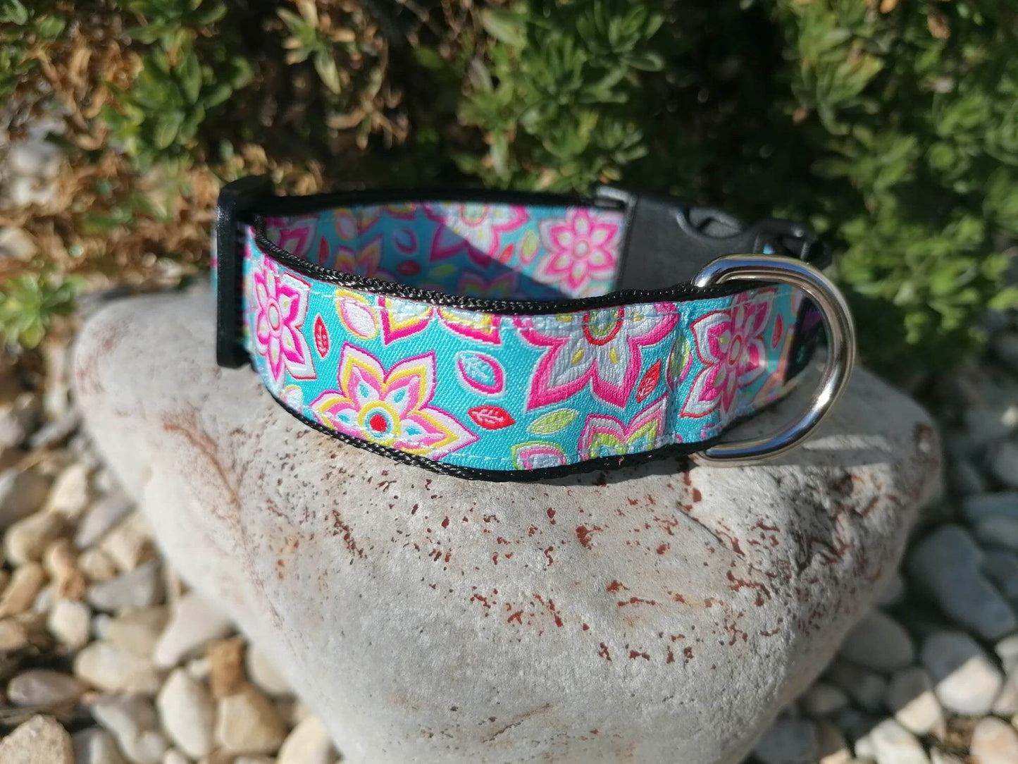 Hundehalsband 2.5cm "Flora"