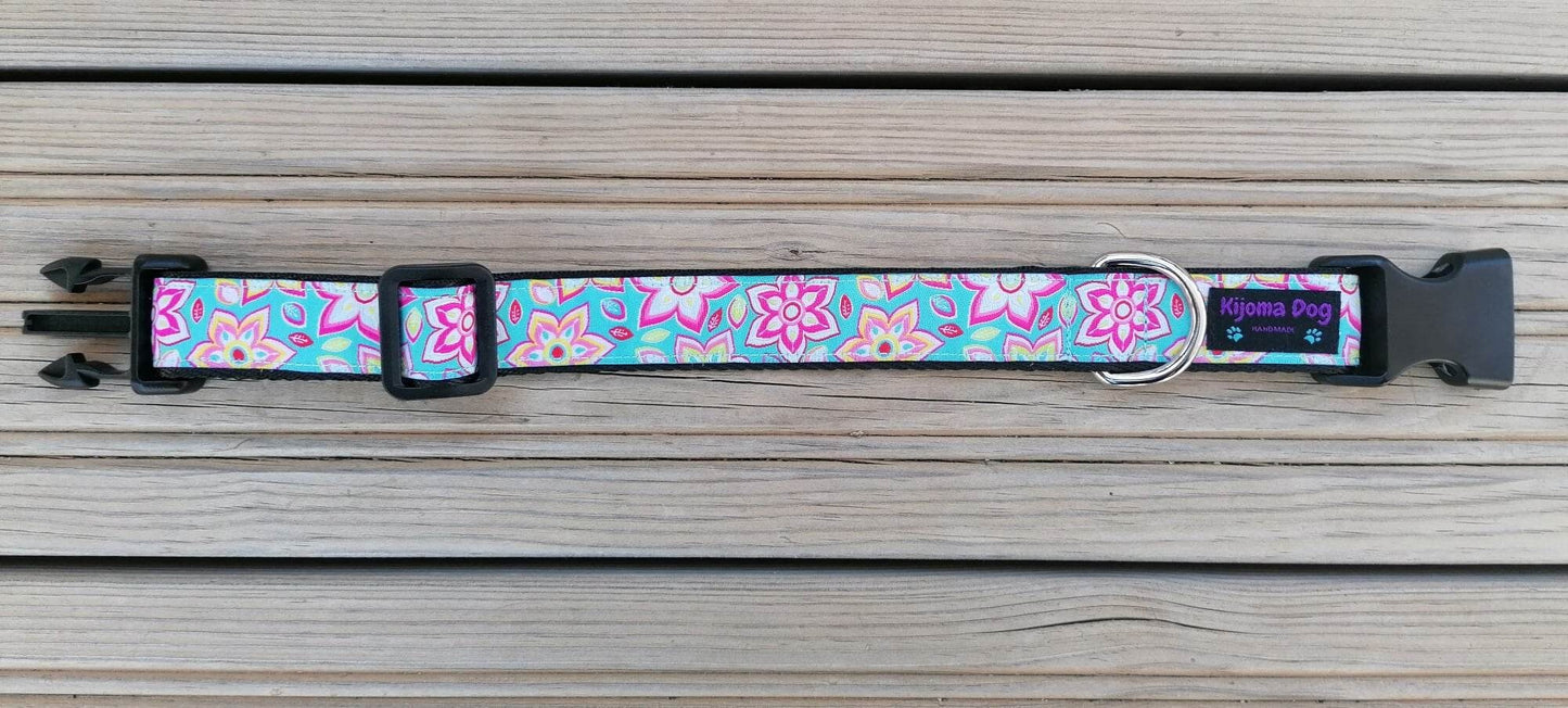 Hundehalsband 2.5cm "Flora"