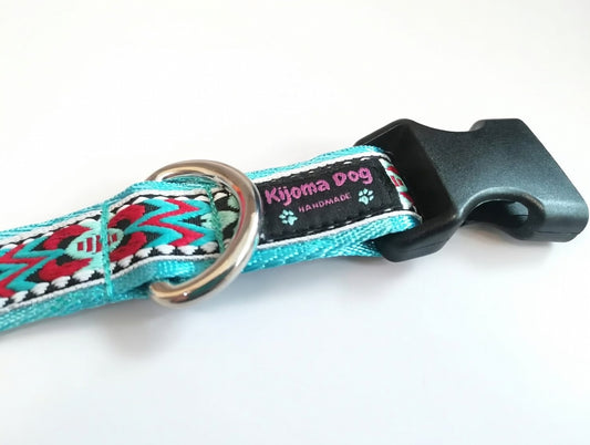 Hundehalsband 2.5cm  "Finja blue"