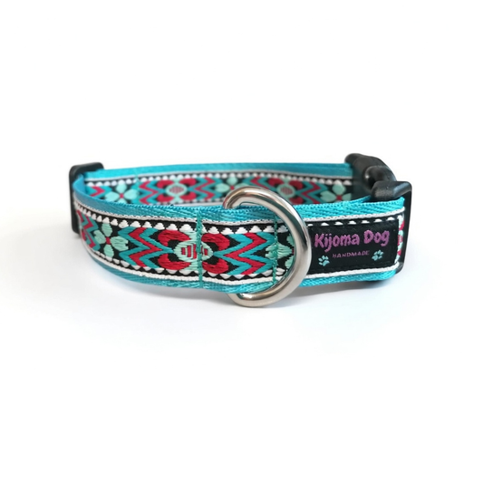 Hundehalsband 2.5cm  "Finja blue"