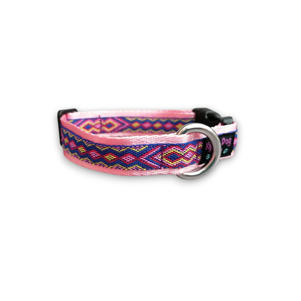 Hundehalsband 2cm  "Swea rosa"
