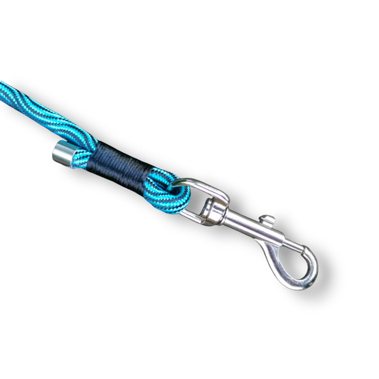 Tauleine 150cm "Wave" Türkis & Schwarz