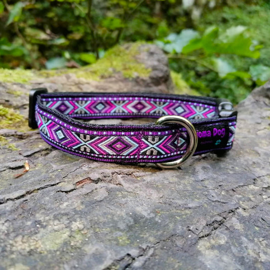 Hundehalsband 2cm  "Viola"