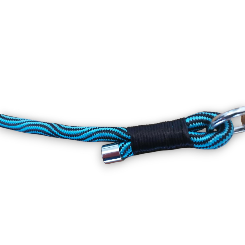 Tauleine 150cm "Wave" Türkis & Schwarz